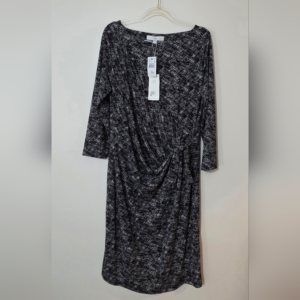 NWT Ripe Maternity Dress Tie Waist Party Holiday Date Night Postpartum Stretch